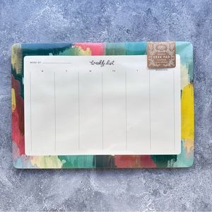 Rifle Paper Co Weekly Desk Pad Undated NIP NEW Organizer